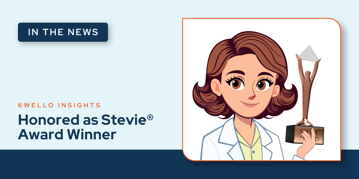 A branded Acceleration Point graphic featuring the Elsie character - The image represents the recognition of ElsieAI's contribution to AI-driven analytics for Medical Affairs teams.